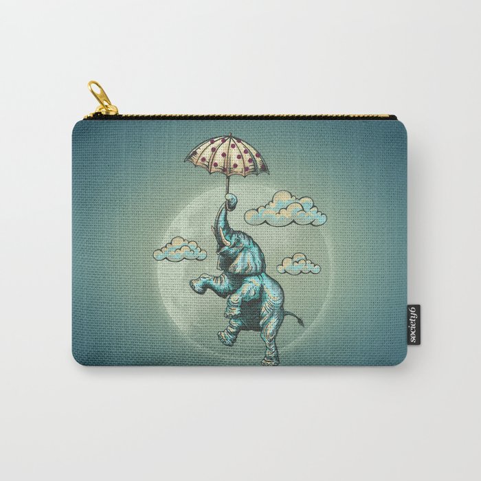 Flying elephant Carry-All Pouch