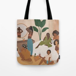 Getting ready  Tote Bag