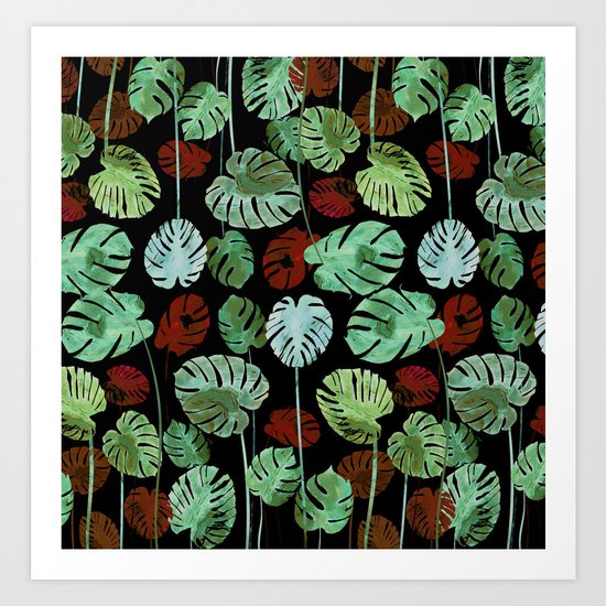 tropical contrast Art Print