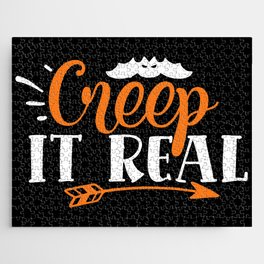 Creep It Real Funny Halloween Spooky Jigsaw Puzzle