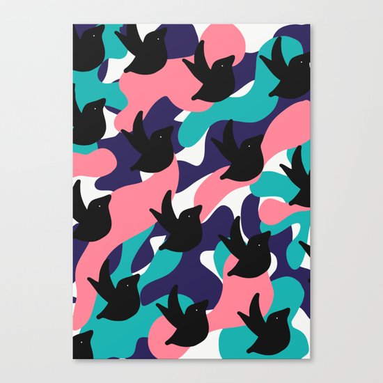 Birds Pattern Canvas Print