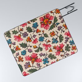 Textured Floral Picnic Blanket