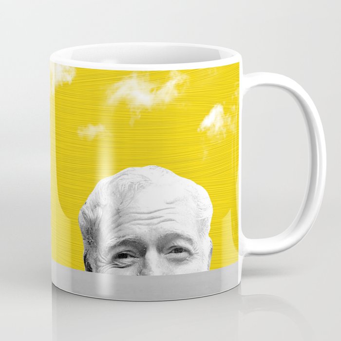 Ernest Hemingway | Old man and the Sea | Digital Collage Art Coffee Mug