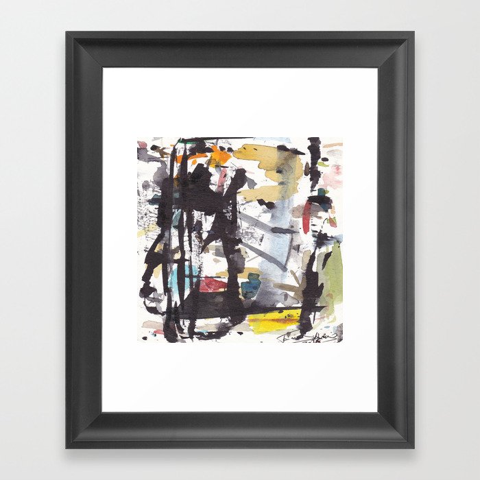 Abstract Painting - Pattern - Watercolor Framed Art Print