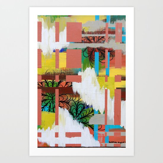 "cloudy color" Art Print