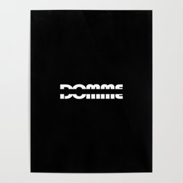 Text Domme Poster