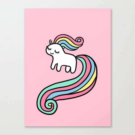 Cute Unicorn Canvas Print