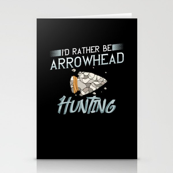 Arrowhead Hunting Collection Indian Stone Stationery Cards