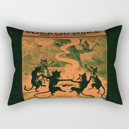 Black Cat Dance (1916) Rectangular Pillow