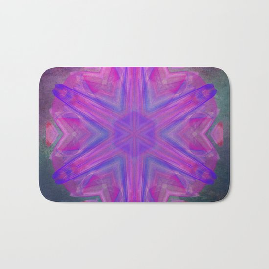 Jeweled splendor in vibrant pink Bath Mat
