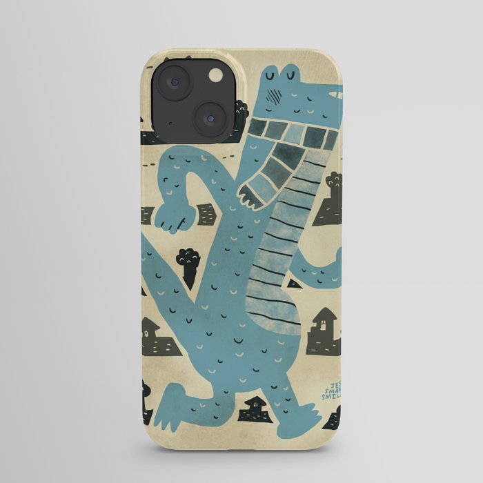 Gator Goes for a Stroll iPhone Case