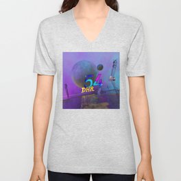 Space Ruin (DHR54) V Neck T Shirt