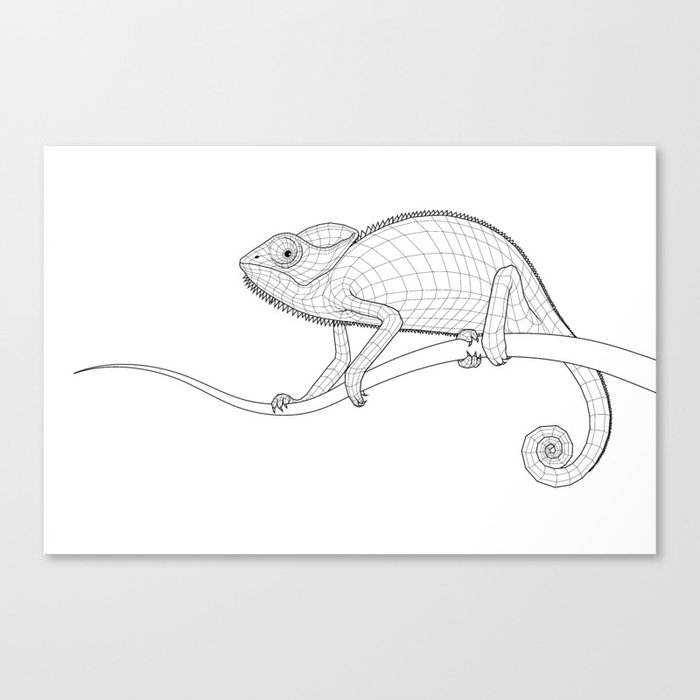 The Chameleon Canvas Print