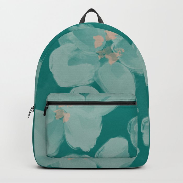 Flowers In The Emerald Pond | Floral Home Decor Design Backpack