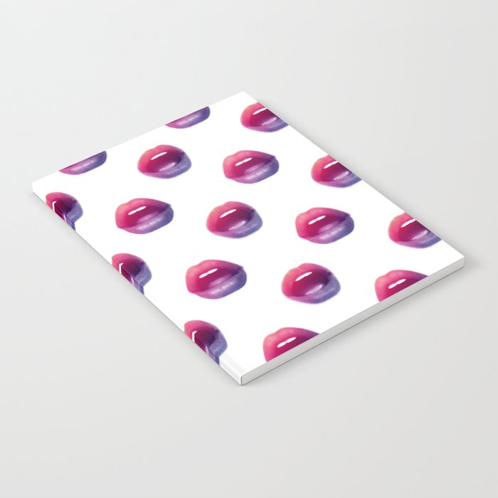 Purple Lips Notebook
