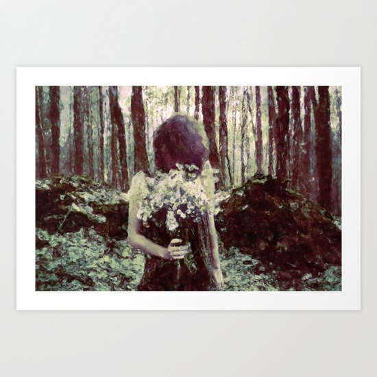 Silenced By The Night Art Print