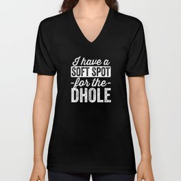 Soft spot for the dhole V Neck T Shirt