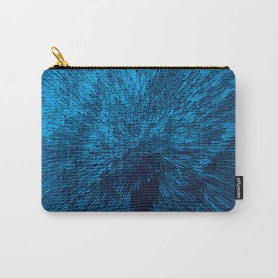 Bold Burst in Blue Carry-All Pouch