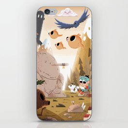 There's A Great Big World Out There! iPhone Skin