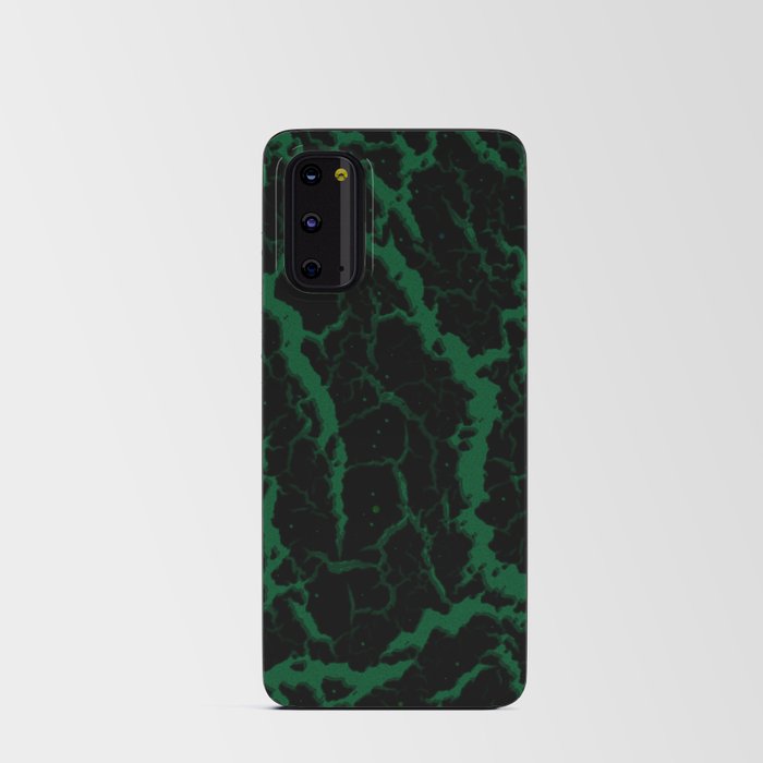 Cracked Space Lava - Forest Android Card Case
