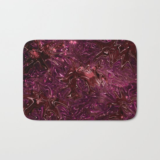 The Wolves Hidden in the Pink Tourmaline Galaxy Bath Mat