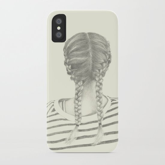 French braids 01 iPhone Case