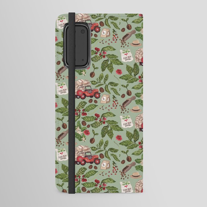 COFFEE ORIGIN PATTERN 2 Android Wallet Case