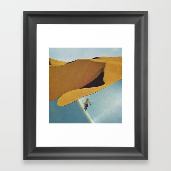 UNTITLED (Love Is A Deserter) Framed Art Print