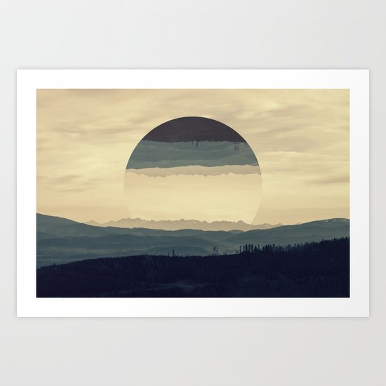 Where the eye can see Art Print