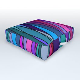 Ode To Pucci Pink Outdoor Floor Cushion