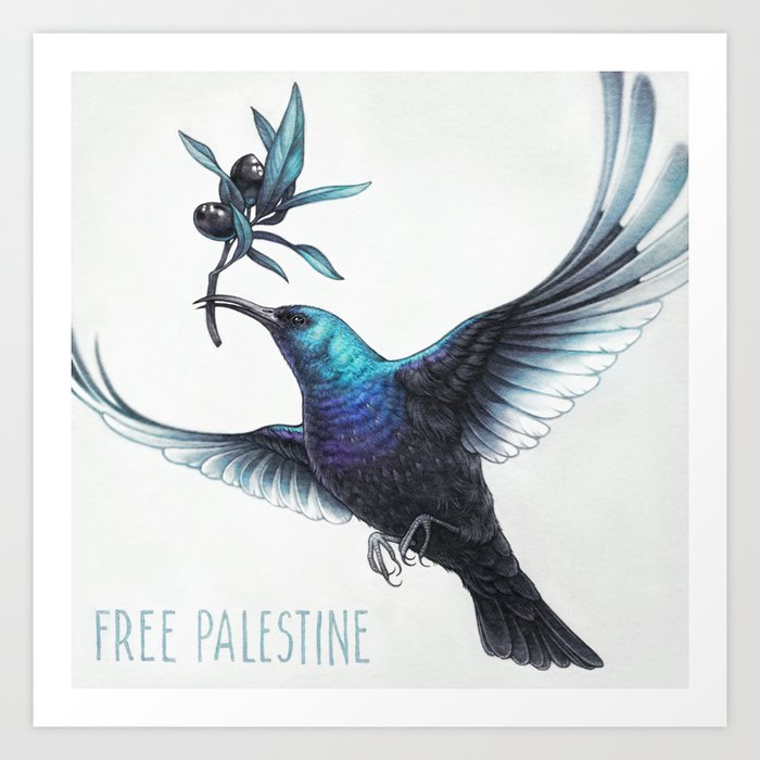 Palestinian Sunbird Art Print