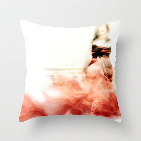 Lady Rose Throw Pillow