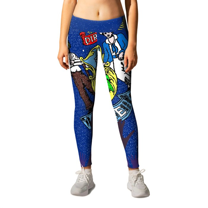 Maine State Flag with Audience Leggings