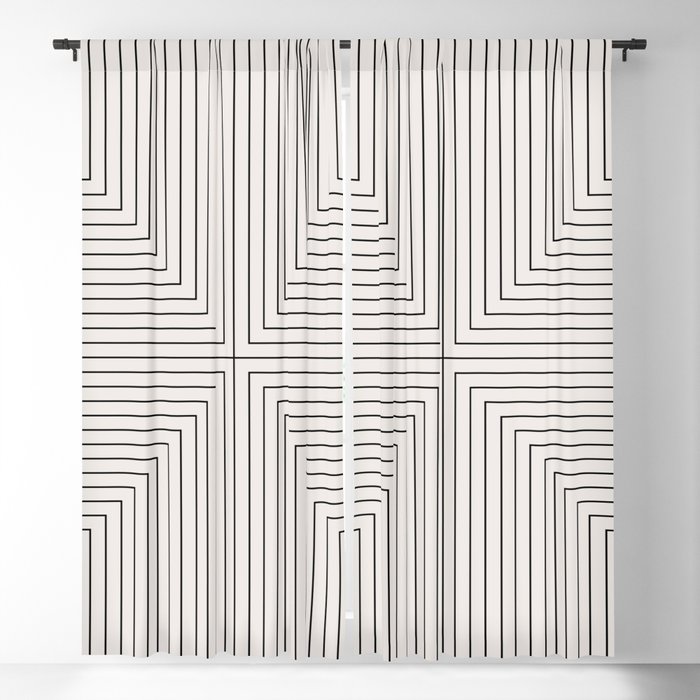 Angular Lines I Blackout Curtain