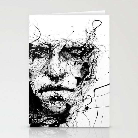 lines hold the memories Stationery Cards