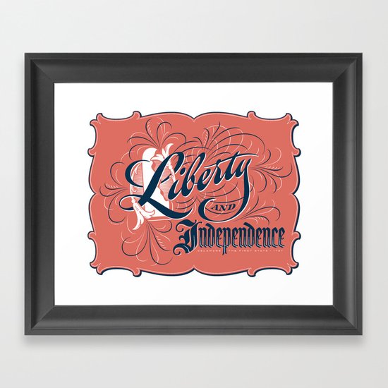 Delaware Framed Art Print