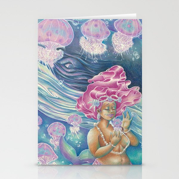 Mermaids in Paradise  Stationery Cards