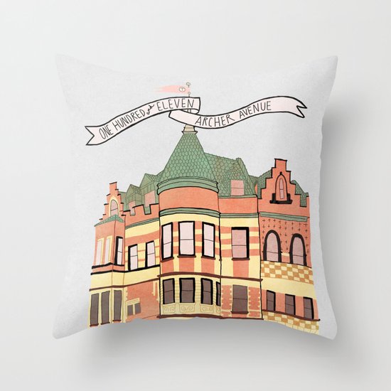 Archer Avenue Throw Pillow