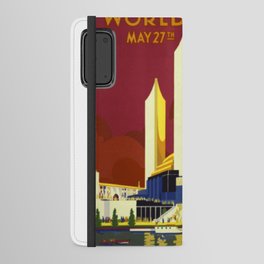 Chicago World's Fair Illustration Android Wallet Case