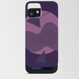 Purple World iPhone Card Case