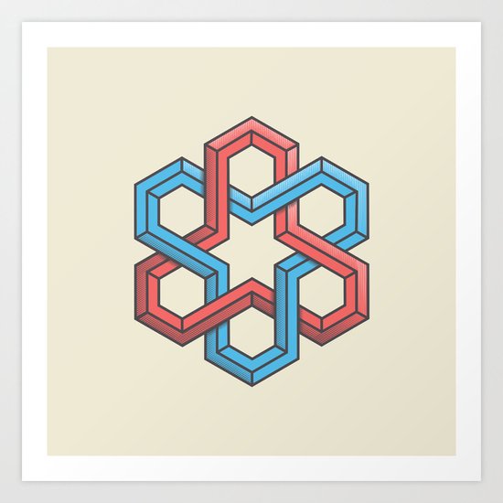 Mathametric Art Print