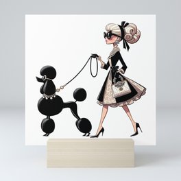 Poodle Swagger: Style Icons Mini Art Print