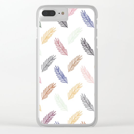 Lovely Pattern C Clear iPhone Case