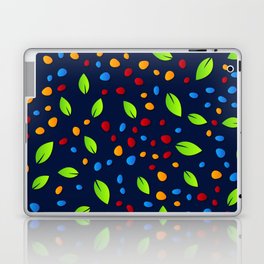 Colorul Dotted & Leaf Design Laptop Skin