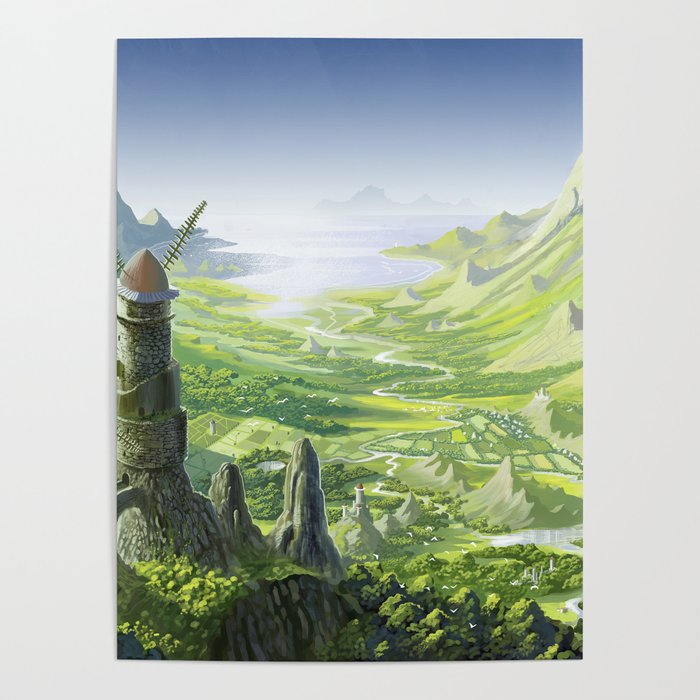 The Valley of the Wind, Nausicaa Poster