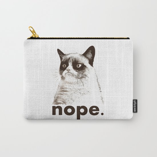 GRUMPY CAT - Nope (version 2) Carry-All Pouch