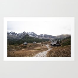 Tatra mountain landscape Art Print