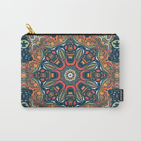 Ethnic mandala (Fire) Carry-All Pouch