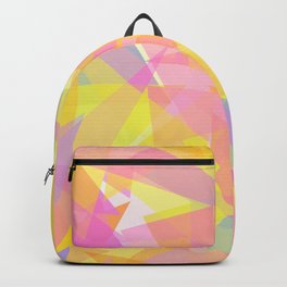 Confetti Mosaic - Pink and Yellow Backpack