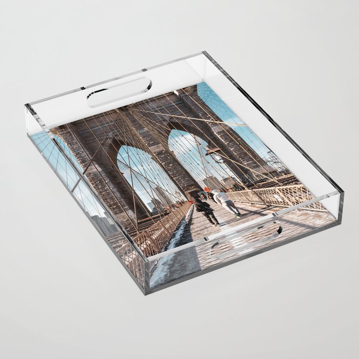 Brooklyn Bridge | New York City | Travel Photography in NYC Acrylic Tray